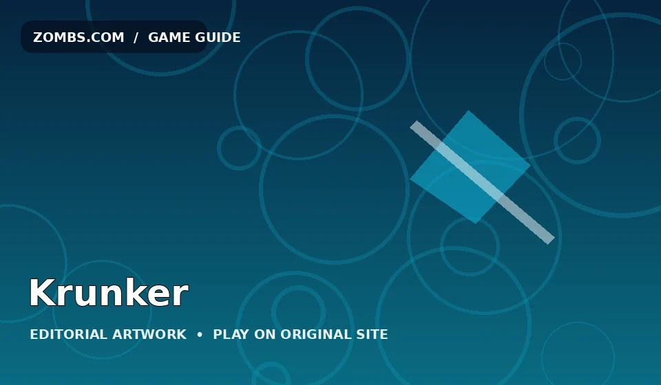 Krunker original editorial artwork, not a screenshot