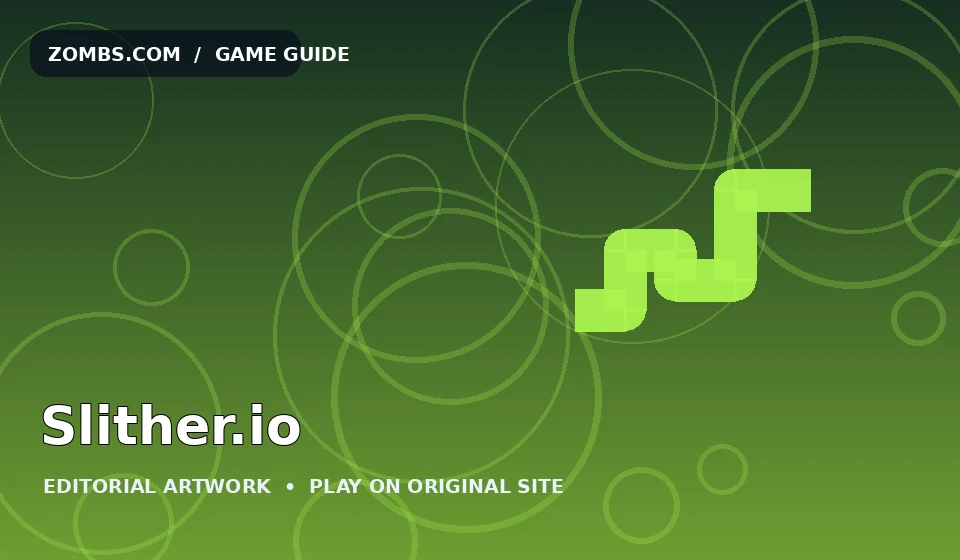 Slither.io original editorial artwork, not a screenshot