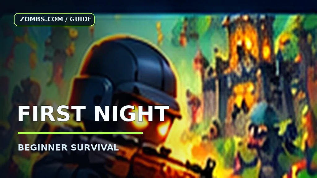 Original thematic artwork for Zombs.io beginner guide