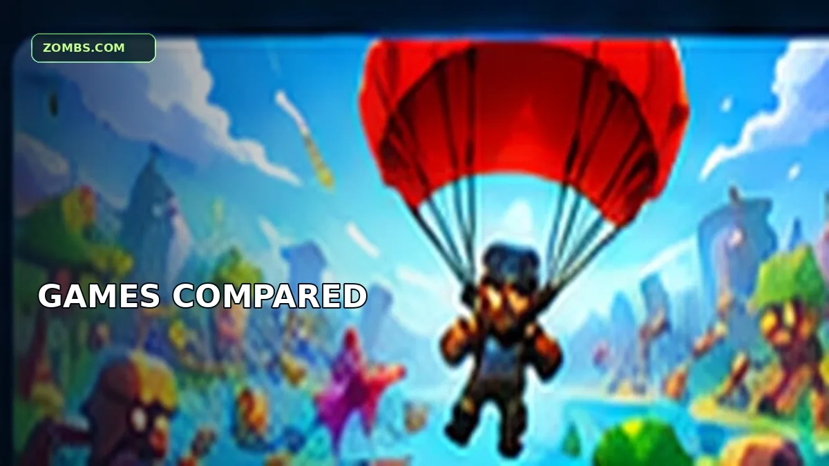 Original thematic artwork for Zombs.io vs ZombsRoyale.io