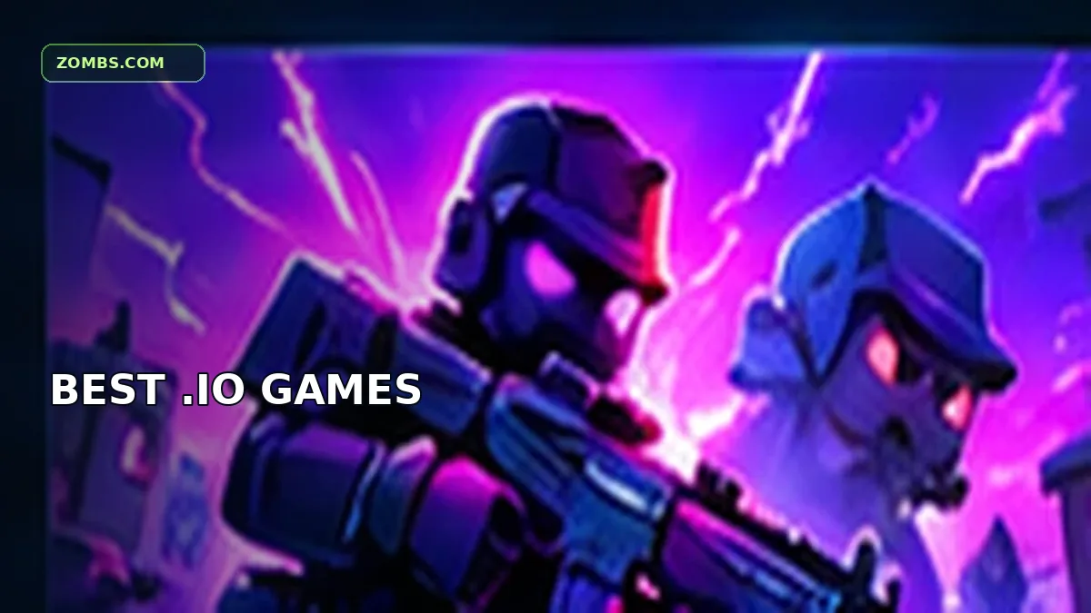 Original editorial illustration for Best .io games to try after Zombs.io, not a gameplay screenshot