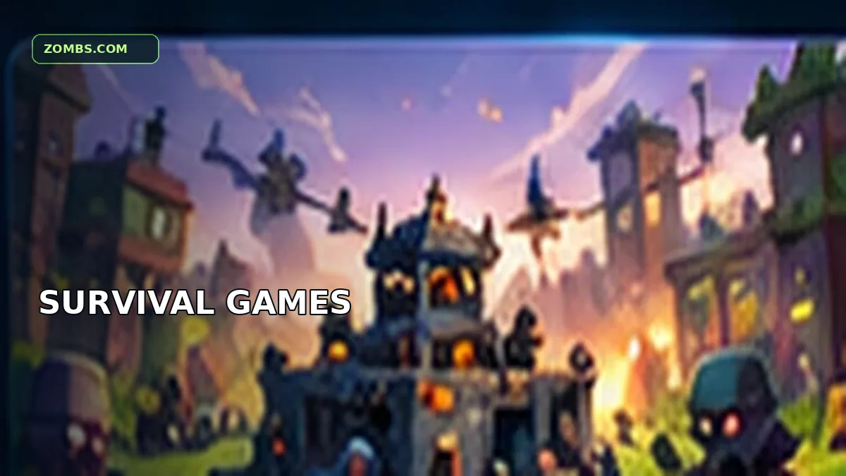 Original editorial illustration for Survival games that reward smart decisions, not a gameplay screenshot