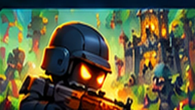Original editorial illustration for Zombs.io, not a gameplay screenshot